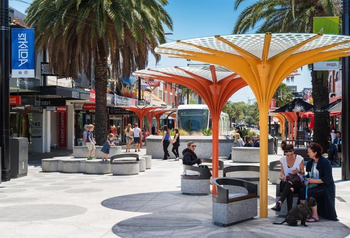 1 Bdrm With Parking, Walk To Beach Melbourne Luaran gambar
