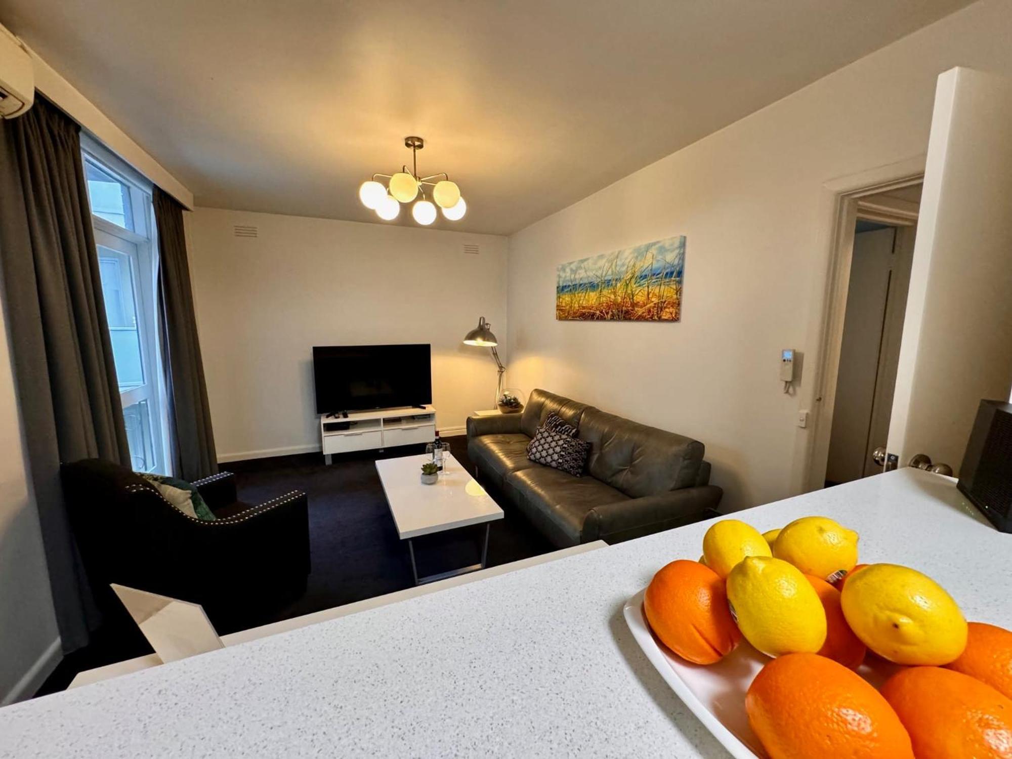 1 Bdrm With Parking, Walk To Beach Melbourne Luaran gambar